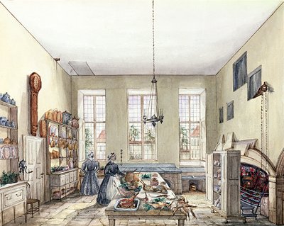 La cocina en Aynhoe, 3 de febrero de 1847 de Lili Cartwright